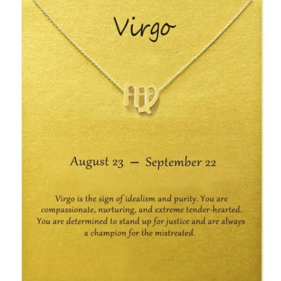 GOLD Zodiac Necklaces - Picture 3 of 5